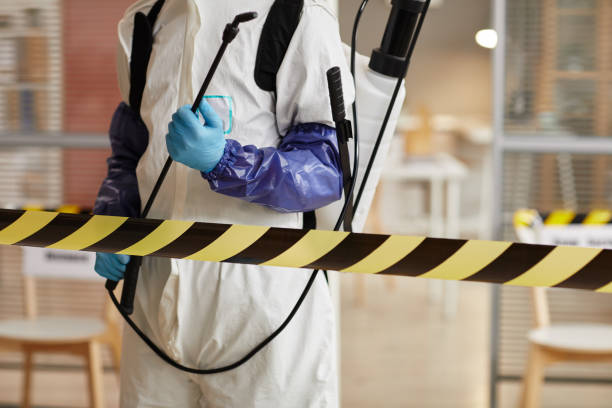 Professional Biohazard Cleanup technician working in Portage, MI